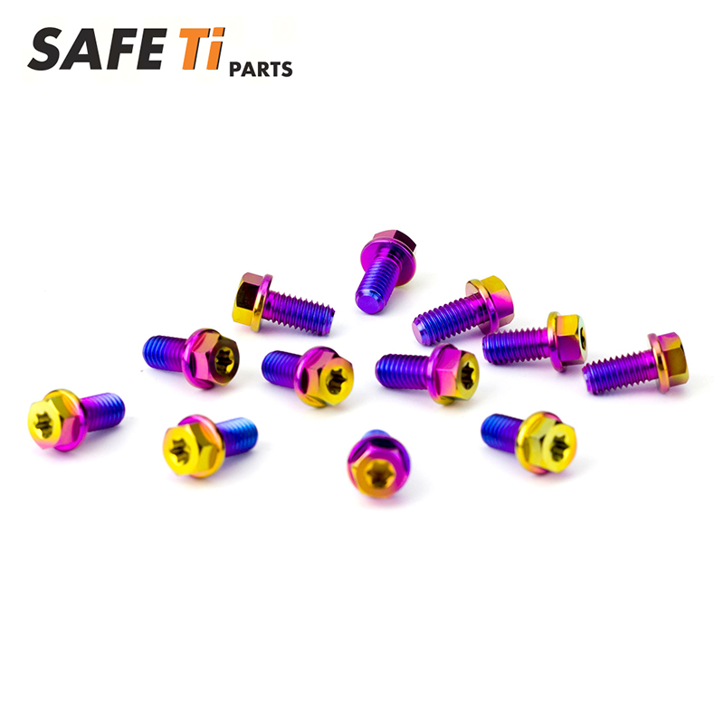 Titanium Front and Rear Brake Rotor Bolts kit fit for KTM (12PCS)Candy Colors - Image 3