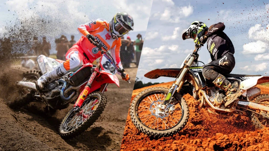 Hard enduro and motocross riding create repeated impacts over thousands of riding hours