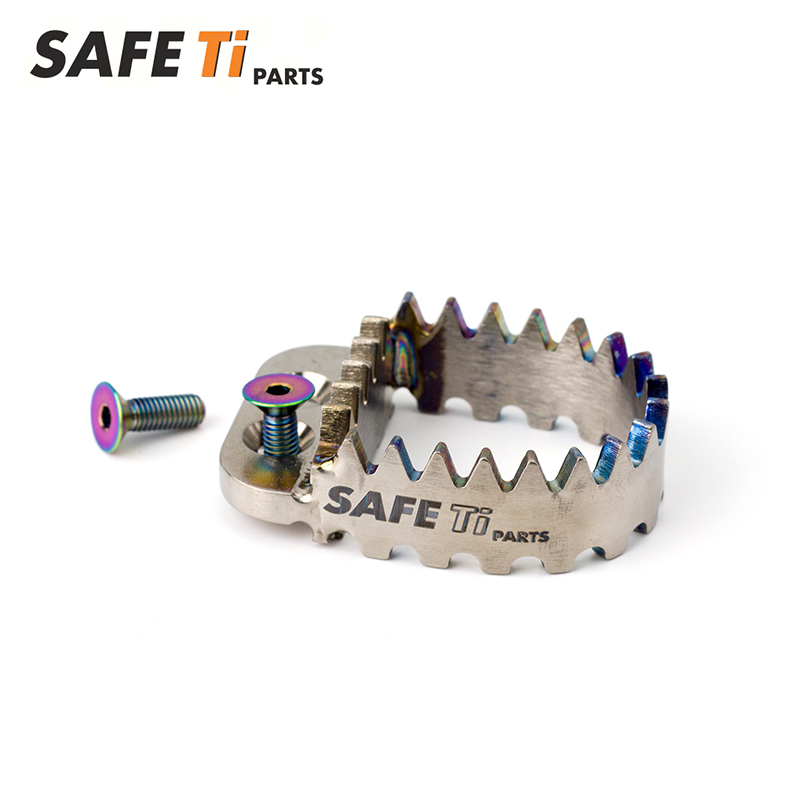 SAFETi GR5 Titanium Brake Pedal Tip Kit for KTM 790 Adventure