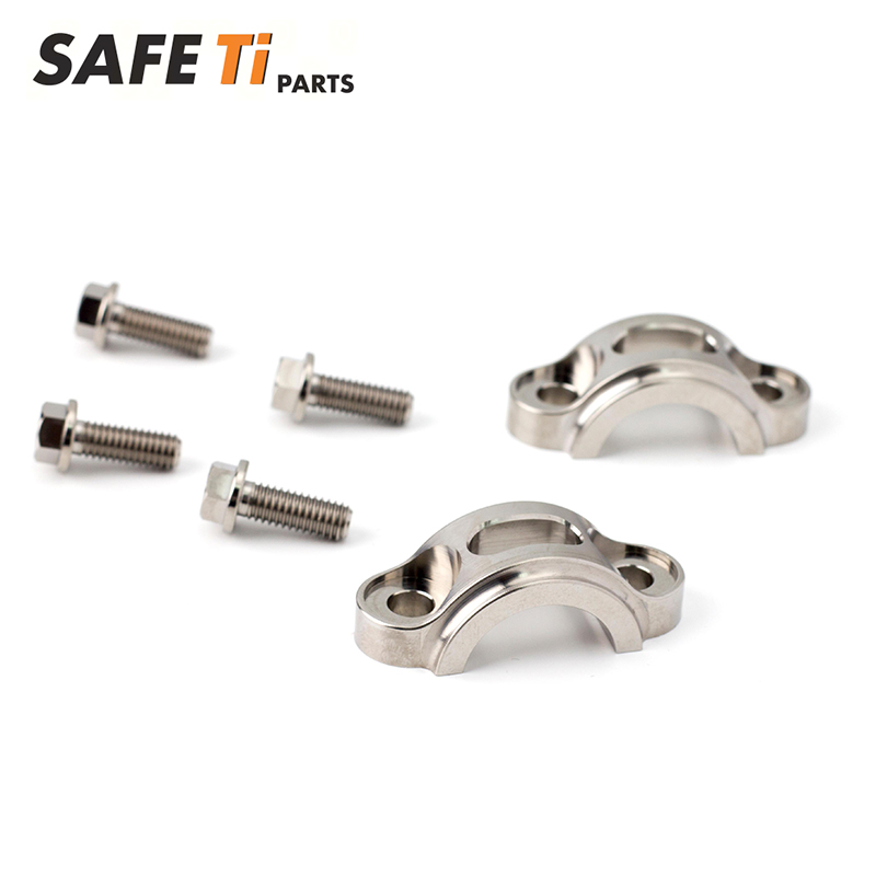SAFETi GR5 Titanium Clutch & Brake Master Cylinder Guard Set for KTM (With Bolts) - Image 4