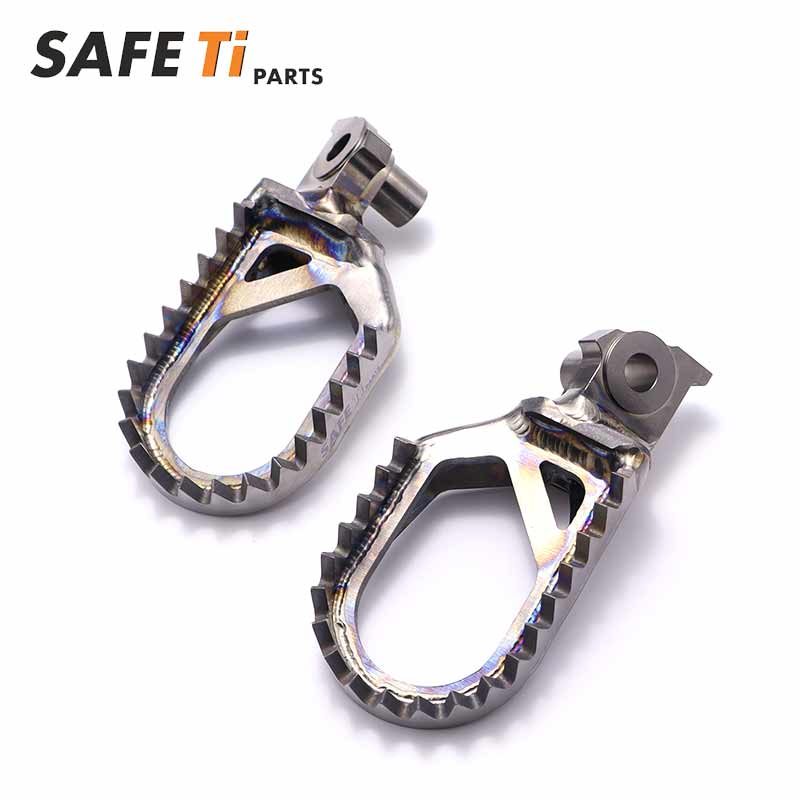 SAFETi GR5 Titanium Foot Pegs PRO for Yamaha YZ/WR (10mm Back + 5mm Down) - Image 3