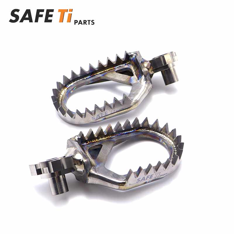 SAFETi GR5 Titanium Foot Pegs PRO for Yamaha YZ/WR (10mm Back + 5mm Down) - Image 4